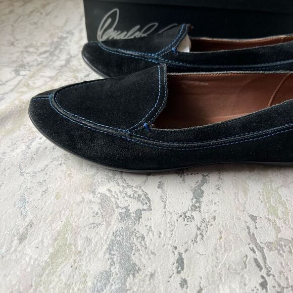 Donald Pliner Black Suede Sport Loafer - Picture 4 of 12